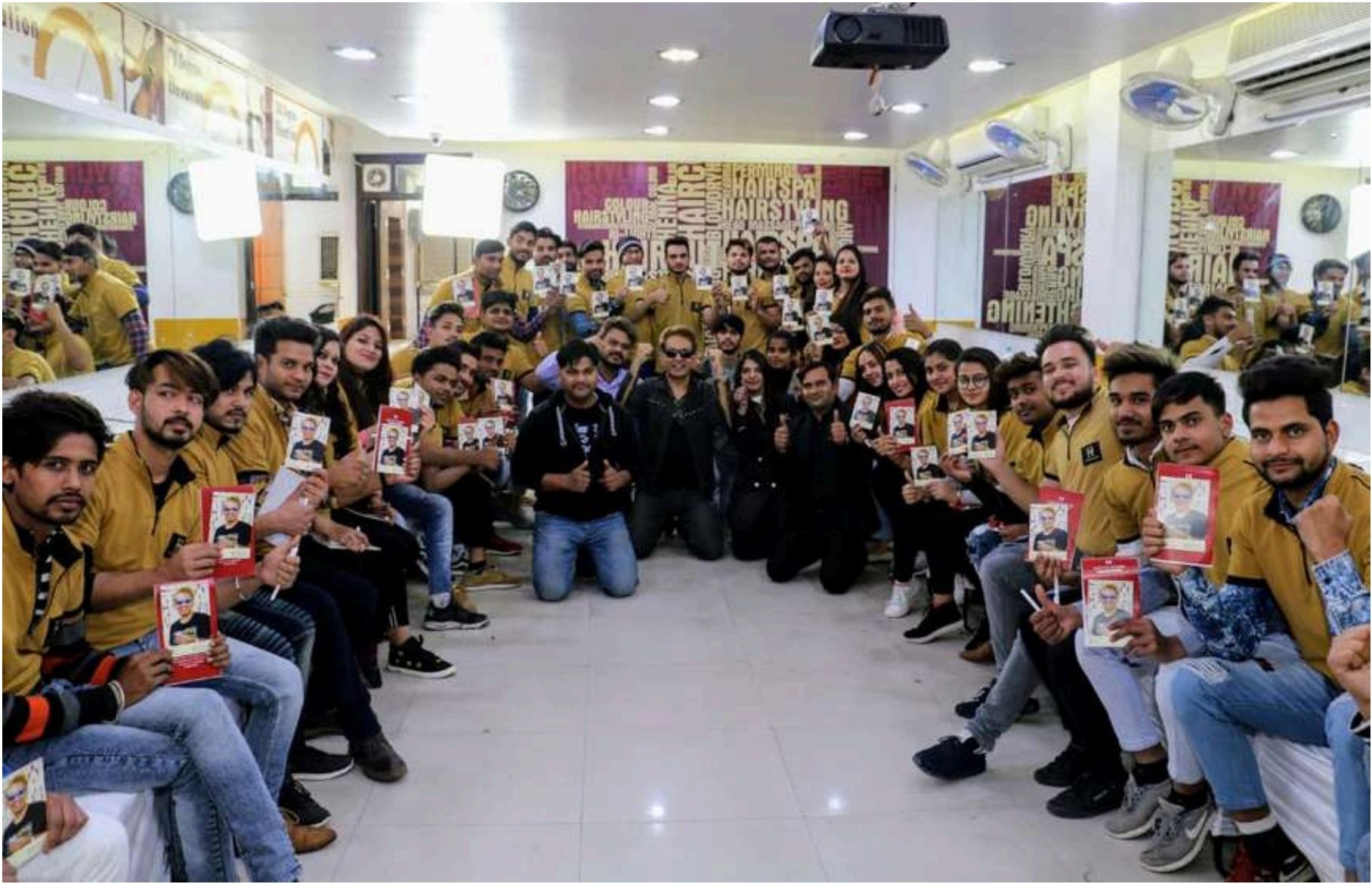 Masterclass at the Jawed Habib Academy