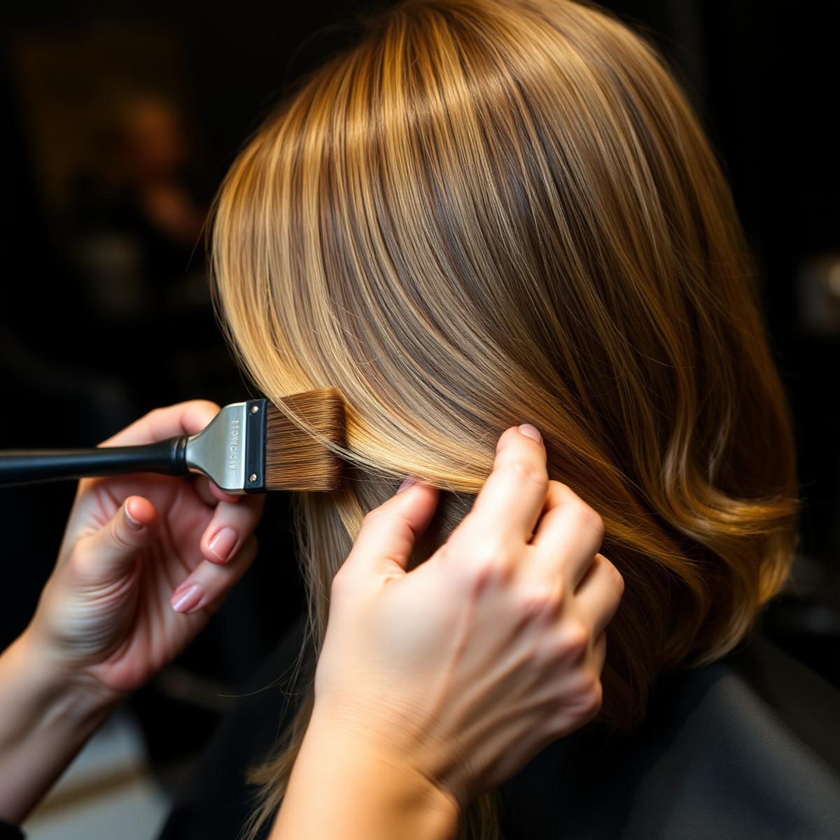 Hair, cut & colour