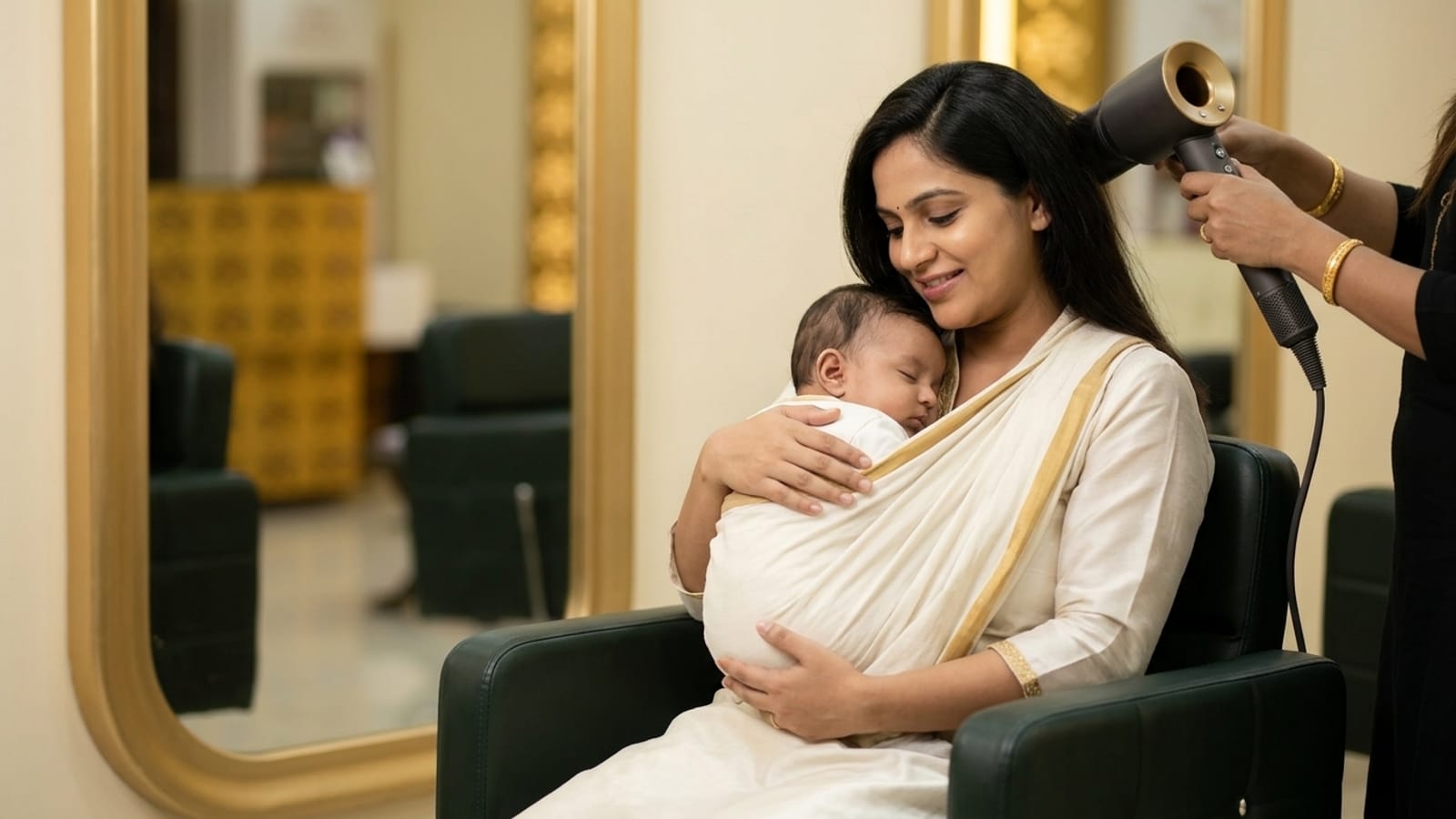New Mom Routine: 15-Minute Salon Visits Between Naps