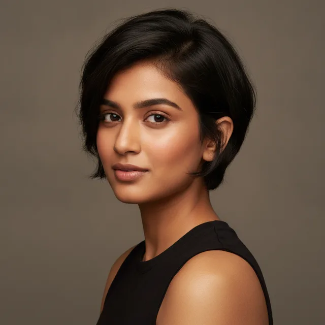 Bixie Cut haircut for women — AI virtual hairstyle try-on at The Jawed Habib salon, Bagalur, Bengaluru