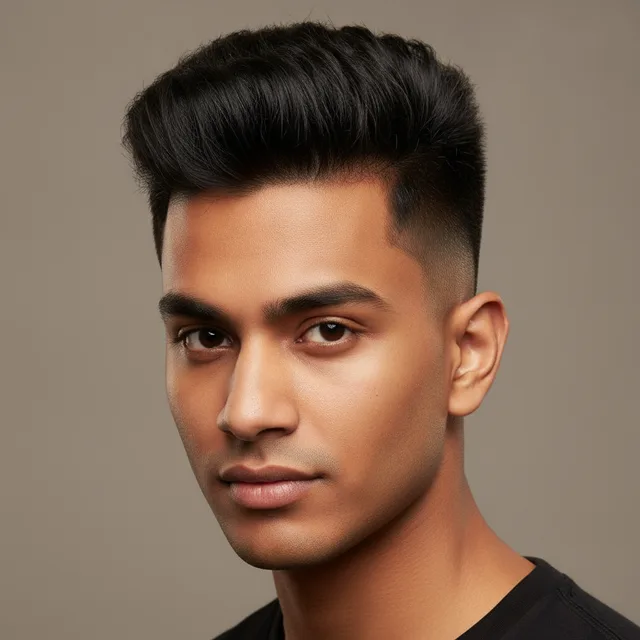 High Fade haircut for men — AI virtual hairstyle try-on at The Jawed Habib salon, Bagalur, Bengaluru