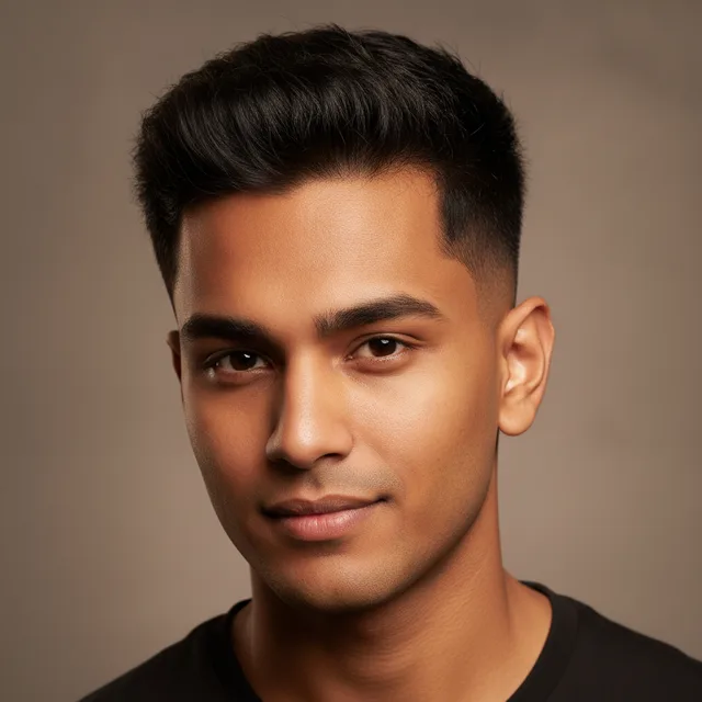 Low Fade haircut for men — AI virtual hairstyle try-on at The Jawed Habib salon, Bagalur, Bengaluru