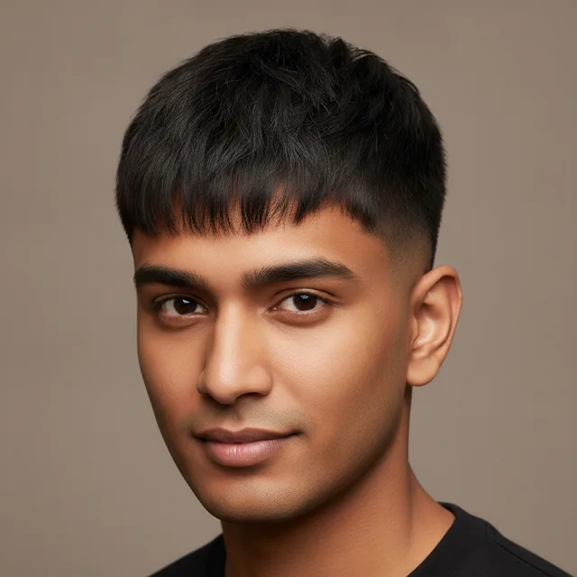 Textured Crop haircut for men — AI virtual hairstyle try-on at The Jawed Habib salon, Bagalur, Bengaluru