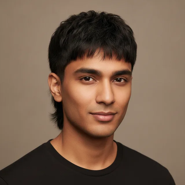 Textured Mullet haircut for men — AI virtual hairstyle try-on at The Jawed Habib salon, Bagalur, Bengaluru